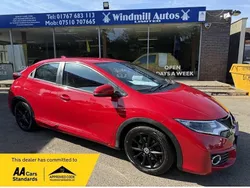 Red Used 2015 Honda Civic SE Plus Hatchback | £6,950 (Fair price)