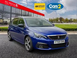 Blue Used 2018 Peugeot 308 GT-line Hatchback | £5,995 (Good price)