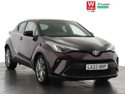 Mauve/purple Used 2022 Toyota C-HR SUV | £21,299 (Fair price)