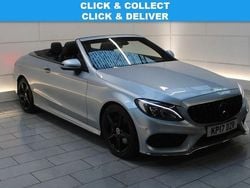 Silver Used 2017 Mercedes C220 AMG line Cabriolet | £14,000 (Fair price)