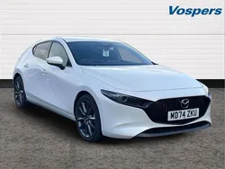 White Used 2025 Mazda 3 Exclusive-Line Hatchback | £21,450