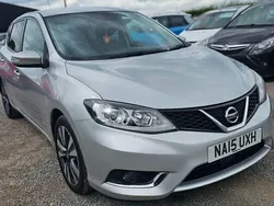 Silver Used 2015 Nissan Pulsar N-TEC Hatchback | £2,142 (Good price)