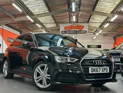 Black Used 2017 Audi A3 Sportback S-Line Hatchback | £13,995 (Fair price)