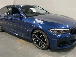 Blue Used 2022 BMW 520 M Sport Sedan | £27,498 (Fair price)