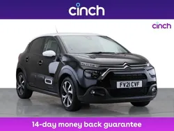 Black Used 2021 Citroën C3 Shine Hatchback | £10,349 (Fair price)
