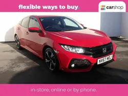 Red Used 2018 Honda Civic SR Hatchback | £8,995 (Expensive)