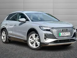 Pebble grey Used 2025 Audi Q4 e-tron S-Line SUV | £37,950 (Super price)