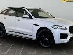 White Used 2019 Jaguar F-Pace R-Sport SUV | £21,995 (Good price)