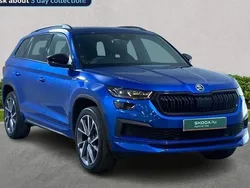 Blue Used 2022 Skoda Kodiaq SportLine SUV | £28,795 (A bit pricey)
