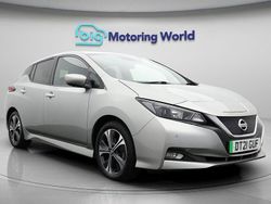 Silver Used 2021 Nissan Leaf N-Connecta Hatchback | £9,400 (Fair price)