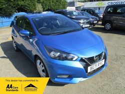 Blue Used 2021 Nissan Micra Acenta Hatchback | £10,995 (Fair price)
