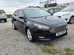 Black Used 2017 Ford Focus Zetec Hatchback | £7,290 (Fair price)