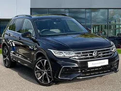 Black Used 2022 VW Tiguan R-line SUV | £26,206 (Fair price)
