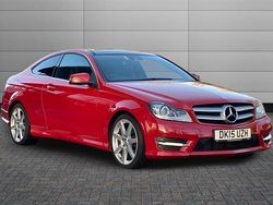 Red Used 2015 Mercedes C250 Sport Edition Coupe | £11,990 (Fair price)