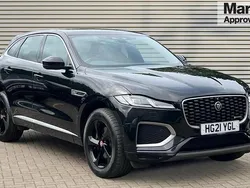 Metallic ebony black Used 2021 Jaguar F-Pace R-Dynamic SUV | £28,584 (Good price)