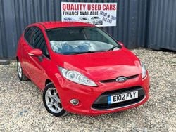 Red Used 2012 Ford Fiesta Zetec Hatchback | £1,990 (Good price)