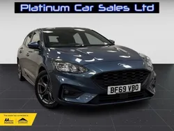 Blue Used 2020 Ford Focus ST-Line Hatchback | £9,495 (Fair price)