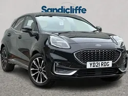 Agate black (premium paint) Used 2021 Ford Puma Gen-E ST-Line Hatchback | £14,214