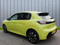 Yellow Used 2024 Peugeot e-208 Style Hatchback | £16,489 (Fair price)