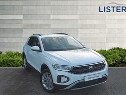 Pure white Used 2025 VW T-Roc Match SUV | £22,990 (Fair price)