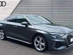 Grey Used 2024 Audi A3 S-Line Sedan | £23,810 (Fair price)