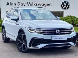 White Used 2021 VW Tiguan R-line SUV | £26,250 (Fair price)