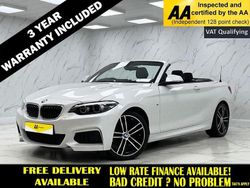 White Used 2019 BMW 218 M Sport Cabriolet | £17,495 (Fair price)