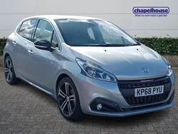 Silver Used 2018 Peugeot 208 GT-line Hatchback | £12,600