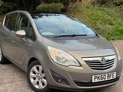 Brown Used 2010 Vauxhall Meriva MPV | £1,999 (Fair price)