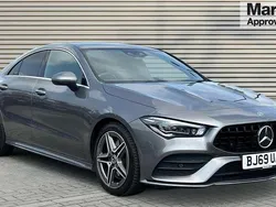 Grey Used 2019 Mercedes CLA220 AMG Line Premium Plus Sedan | £23,725 (Fair price)