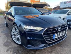Blue Used 2018 Audi A7 S-Line Hatchback | £24,490 (Fair price)