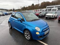 Blue Used 2015 Fiat 500C S Cabriolet | £5,750 (Fair price)