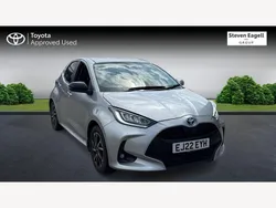 Silver Used 2022 Toyota Yaris Hybrid Design Hatchback | £17,012 (Fair price)
