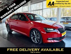 Red Used 2018 Skoda Superb SportLine Hatchback | £20,395 (Fair price)