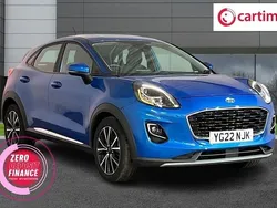 Blue Used 2022 Ford Puma Titanium Hatchback | £12,555 (Good price)