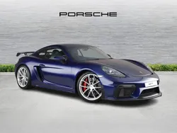 Gentian blue metallic Used 2023 Porsche 718 Cayman GT4 | £84,900