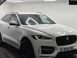 White Used 2018 Jaguar F-Pace R-Sport SUV | £12,495 (Good price)