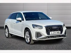 Glacier white Used 2024 Audi Q2 S-Line SUV | £24,995 (Good price)