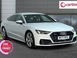 White Used 2021 Audi A7 Sportback S-Line Hatchback | £31,500 (Fair price)