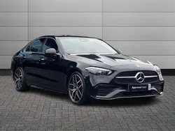 Black Used 2024 Mercedes C300e AMG Line Premium Plus Sedan | £39,450 (Fair price)