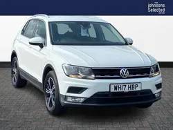 White Used 2017 VW Tiguan SE SUV | £13,999 (Good price)