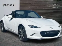 White Used 2022 Mazda MX5 Inclusive Cabriolet | £21,990 (Fair price)
