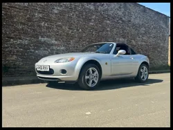 Silver Used 2007 Mazda MX5 Cabriolet | £3,995 (Fair price)