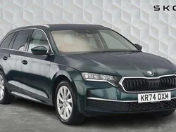 Royal green metallic Used 2024 Skoda Octavia SE L Estate | £28,500