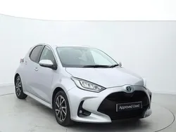 Silver Used 2022 Toyota Yaris Hybrid Design Hatchback | £15,990 (Fair price)
