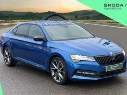 Blue Used 2024 Skoda Superb SportlinePlus Hatchback | £28,995 (Fair price)