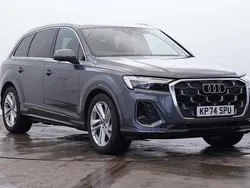 Grey Used 2024 Audi Q7 S-Line SUV | £52,980 (Fair price)