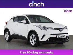 White Used 2018 Toyota C-HR SUV | £14,849 (Fair price)
