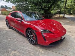 Red Used 2022 Porsche Taycan Performance Package Sedan | £52,950 (Fair price)