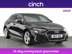 Black Used 2021 Audi A3 S-Line Hatchback | £19,479 (Fair price)